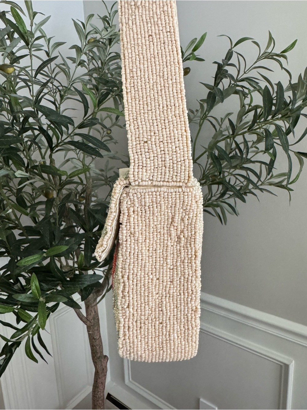 Sol and Mer Beaded Pumpkin Shoulder Bag - Picture 2 of 6